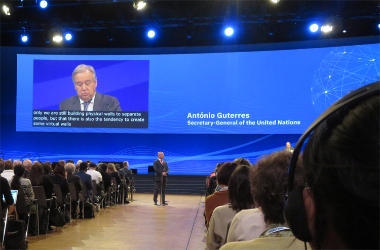 UN SG speaking in IGF 2019 Opening Ceremony