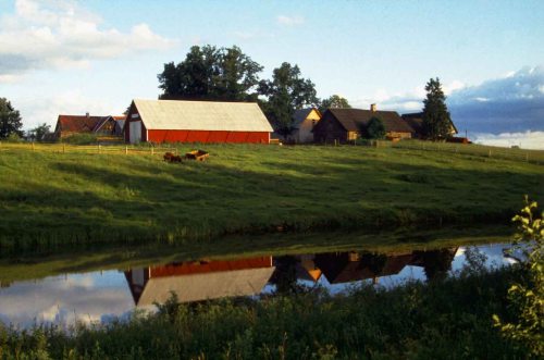 A farm near Tartu in Estonia in the mid-1990s
